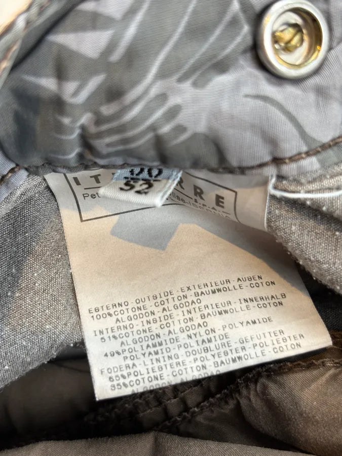 SS2004 Dolce & Gabbana Brown Cozy Cargo Shorts VHyjSmJ 9