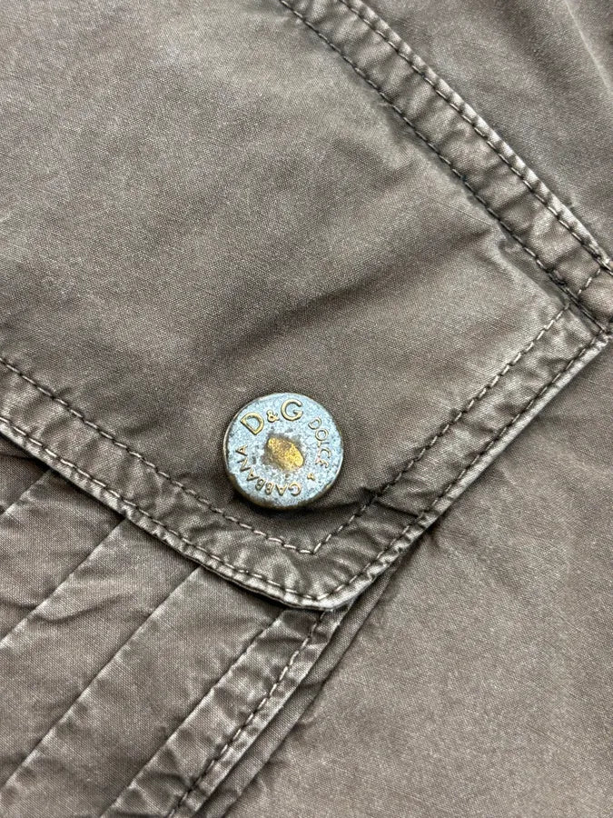 SS2004 Dolce & Gabbana Brown Cozy Cargo Shorts VHyjSmJ 7