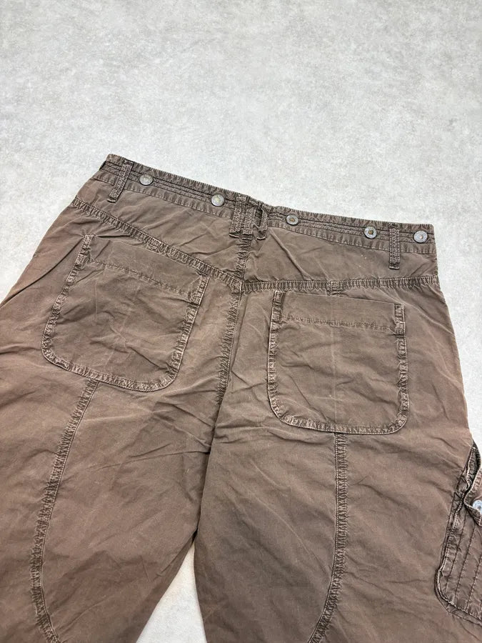 SS2004 Dolce & Gabbana Brown Cozy Cargo Shorts VHyjSmJ 6
