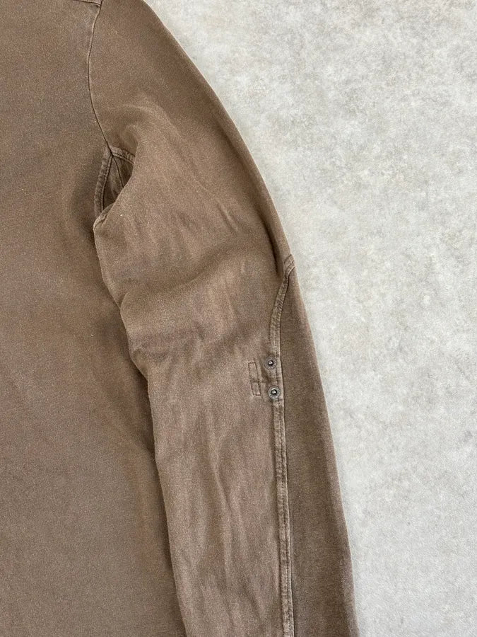 SS2003 Dolce & Gabbana Brown Military Longsleeve jUcOuZx 9