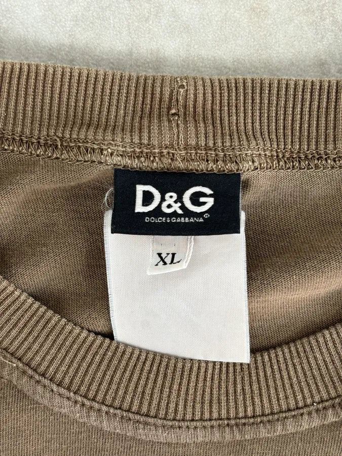 SS2003 Dolce & Gabbana Brown Military Longsleeve jUcOuZx 6