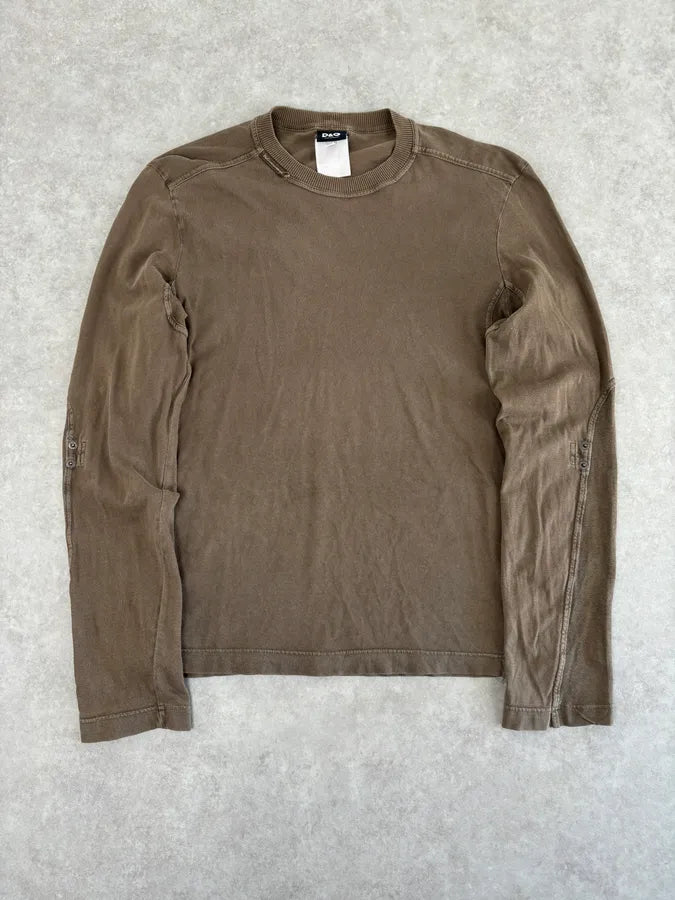 SS2003 Dolce & Gabbana Brown Military Longsleeve jUcOuZx 0