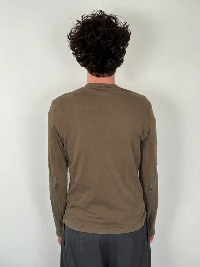 SS2003 Dolce & Gabbana Brown Military Longsleeve jUcOuZx 2