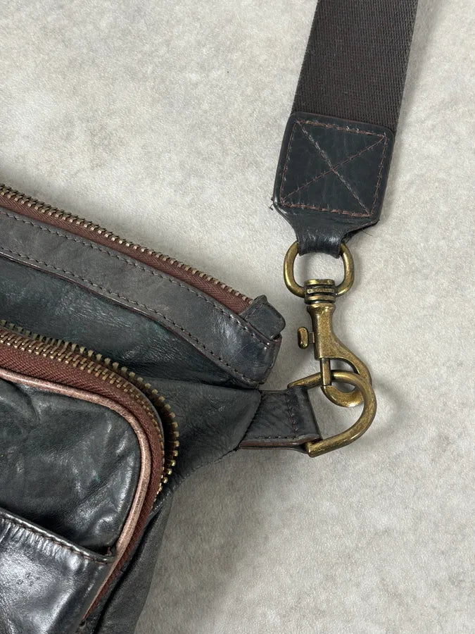 Dolce & Gabbana Faded Black Leather Messenger Bag yKdHGLb 9