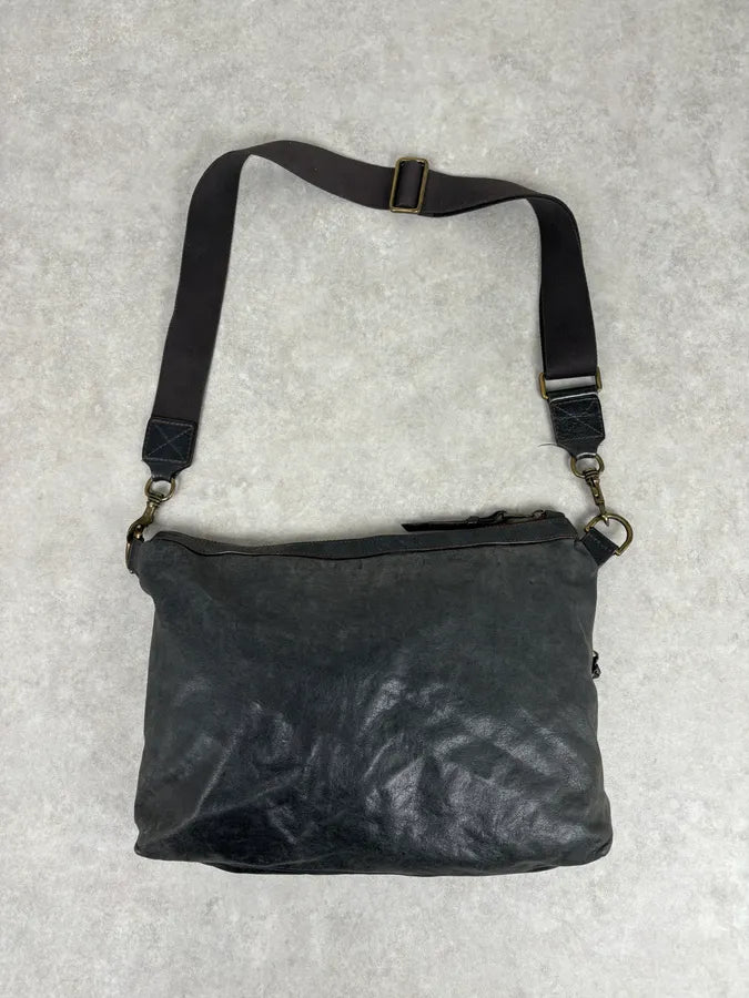 Dolce & Gabbana Faded Black Leather Messenger Bag yKdHGLb 4