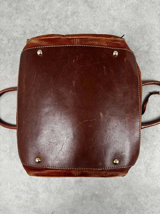 AW2010 Dolce & Gabbana Brown Multi Zip Leather Lily Bag RIOQyTK 12