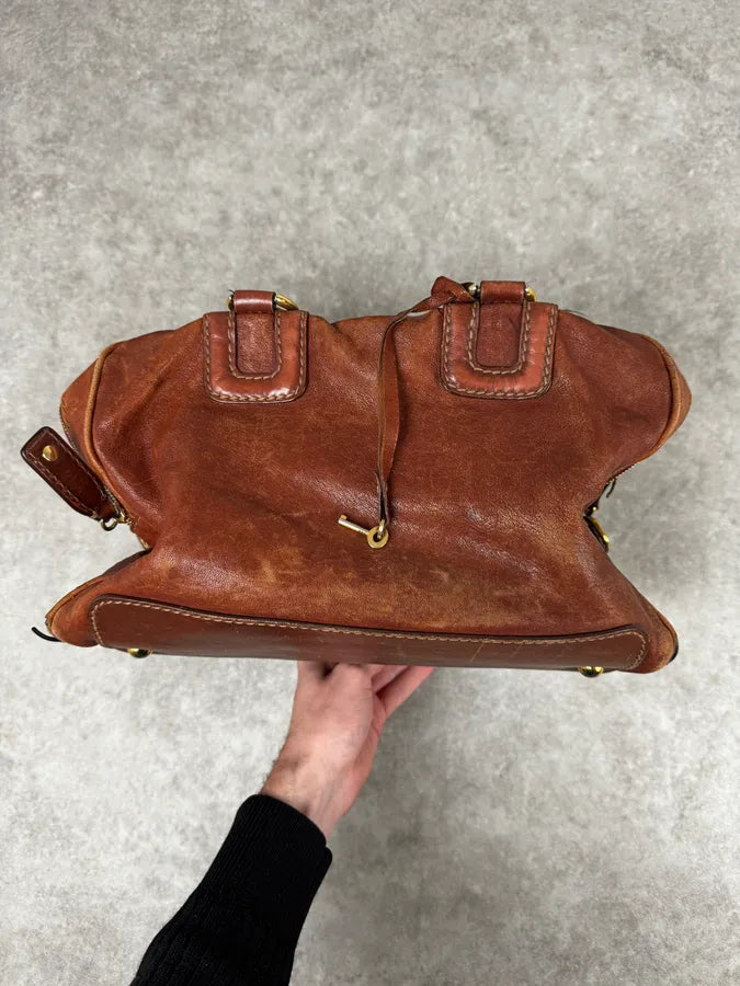 AW2010 Dolce & Gabbana Brown Multi Zip Leather Lily Bag RIOQyTK 10