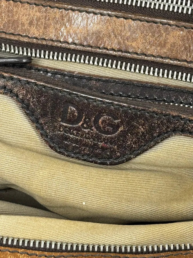 AW2010 Dolce & Gabbana Brown Multi Zip Lily Bag JiPwYJT 14