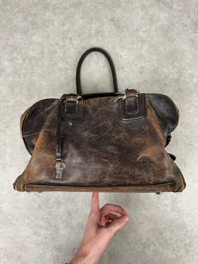 AW2010 Dolce & Gabbana Brown Multi Zip Lily Bag JiPwYJT 11
