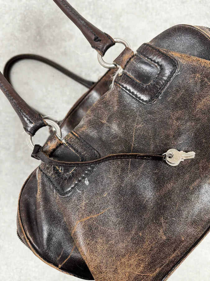 AW2010 Dolce & Gabbana Brown Multi Zip Lily Bag JiPwYJT 9