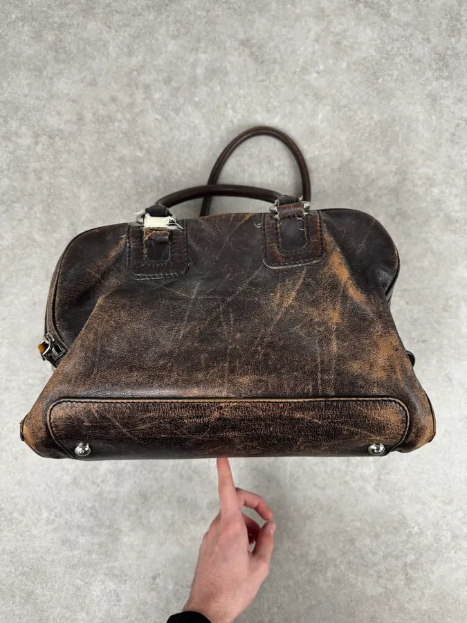 AW2010 Dolce & Gabbana Brown Multi Zip Lily Bag JiPwYJT 12