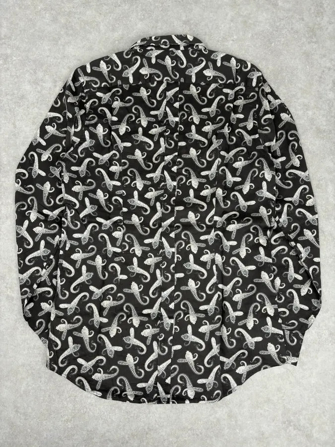2010s Dolce & Gabbana Brown Paisley Shirt uWBrZPK 4