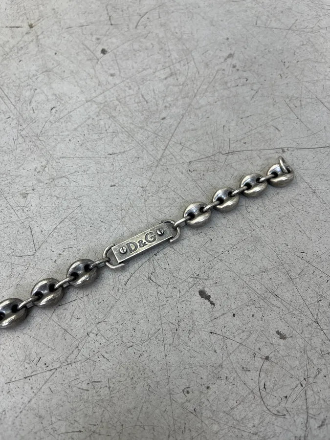 Dolce & Gabbana Brutalist Coffee Bean Stainless Steel Necklace BbxkItJ 3