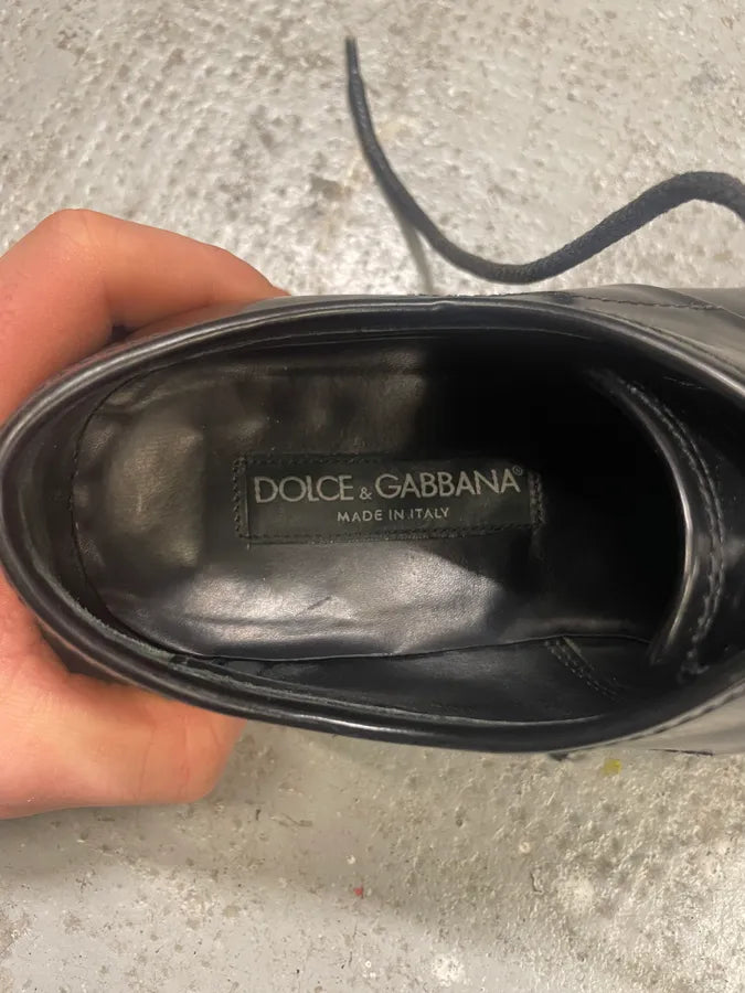 Dolce & Gabbana Bunny Black Leather Loafers XOblMJz 7