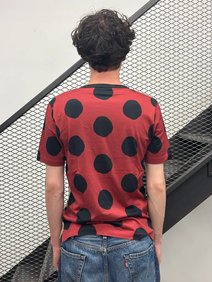 SS2015 Dolce & Gabbana Burgundy Cotton Bull T-Shirt nqOJcPP 2