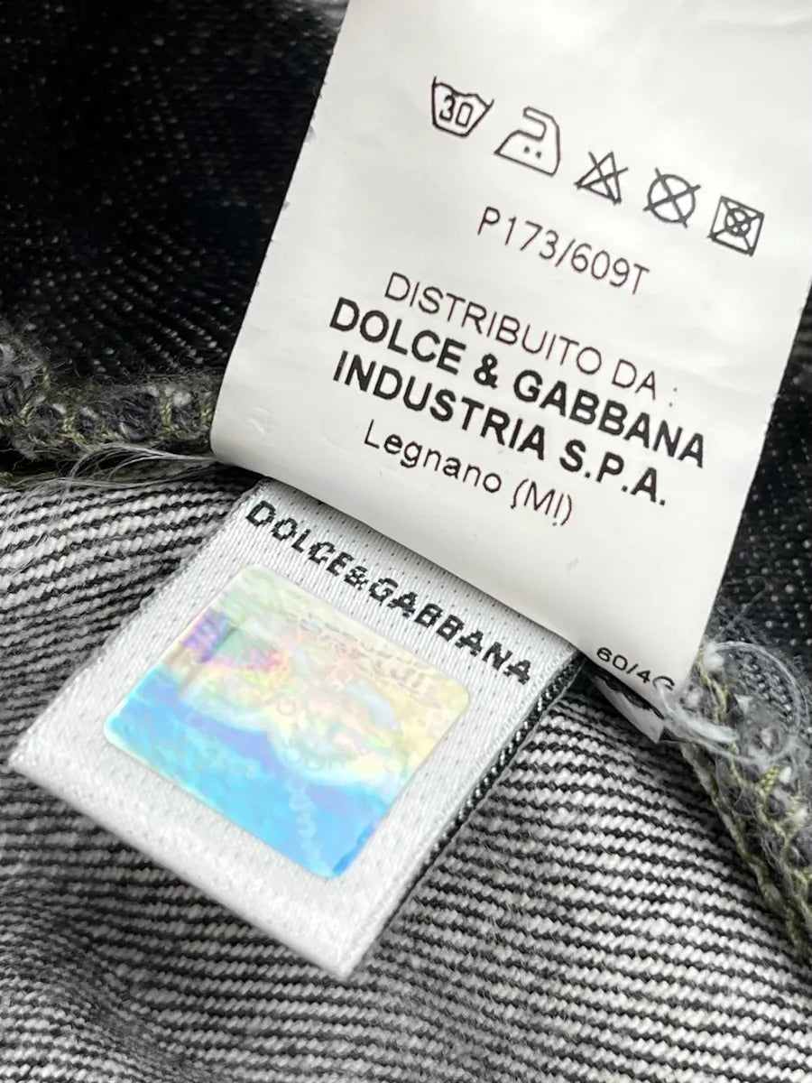 AW2003 Dolce & Gabbana Cargo Grey Denim Jeans QrWOeph 12