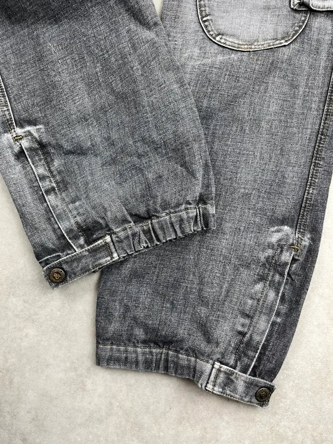 AW2003 Dolce & Gabbana Cargo Grey Denim Jeans QrWOeph 7