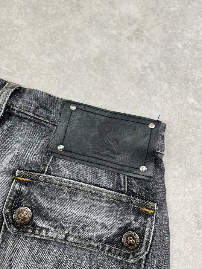 AW2003 Dolce & Gabbana Cargo Grey Denim Jeans QrWOeph 10