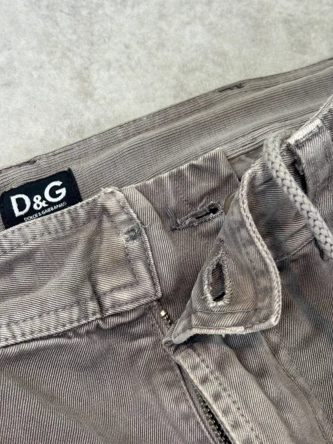 SS2008 Dolce & Gabbana Grey Multi-Pocket Cargo Pants yMITfmI 8