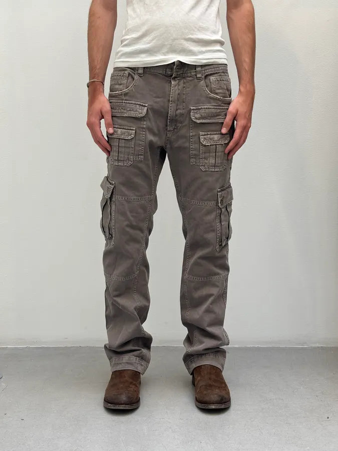 SS2008 Dolce & Gabbana Grey Multi-Pocket Cargo Pants yMITfmI 0