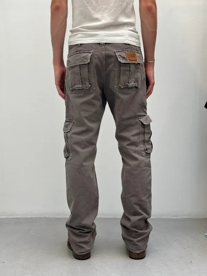 SS2008 Dolce & Gabbana Grey Multi-Pocket Cargo Pants yMITfmI 2