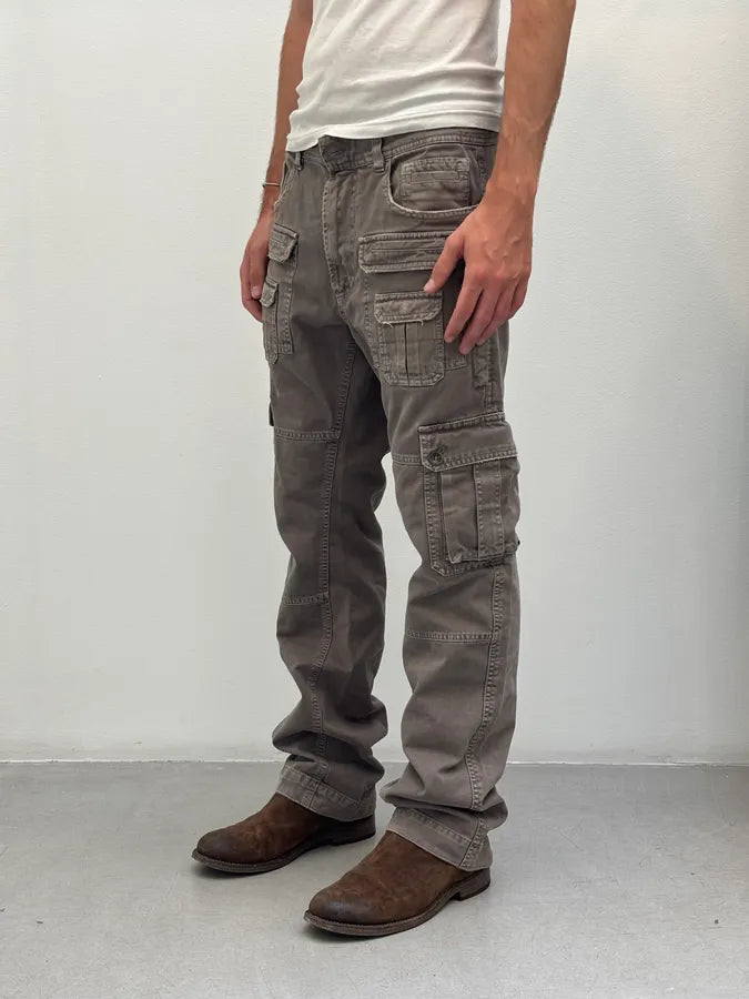 SS2008 Dolce & Gabbana Grey Multi-Pocket Cargo Pants yMITfmI 1