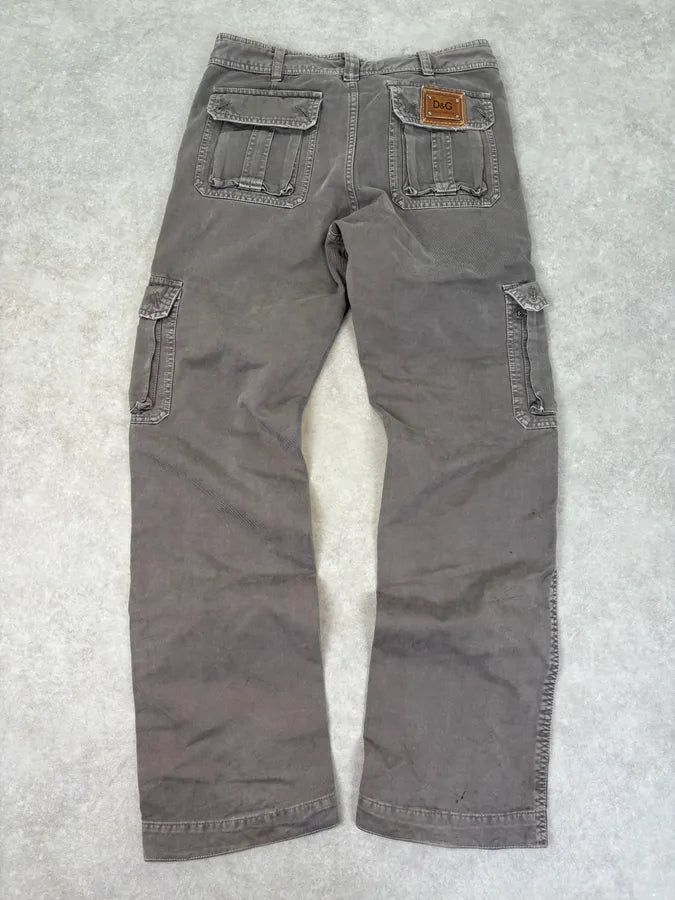SS2008 Dolce & Gabbana Grey Multi-Pocket Cargo Pants yMITfmI 5