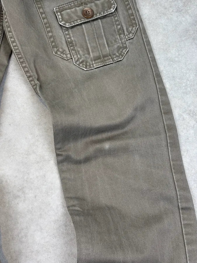 SS2008 Dolce & Gabbana Multi Pocket Khaki Cargo Pants  VDkvrMA 9