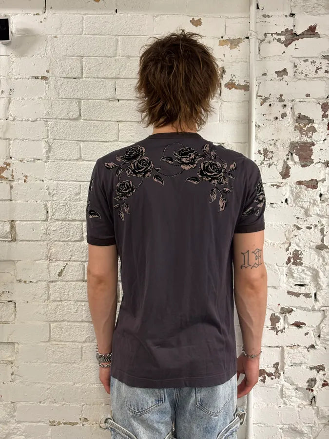 2010s Dolce & Gabbana Grey Baroque Angels T-Shirt AFzWiMV 2