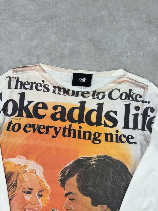 2000s Dolce & Gabbana Cream Coke Duo Longsleeve hBpwYYM 3