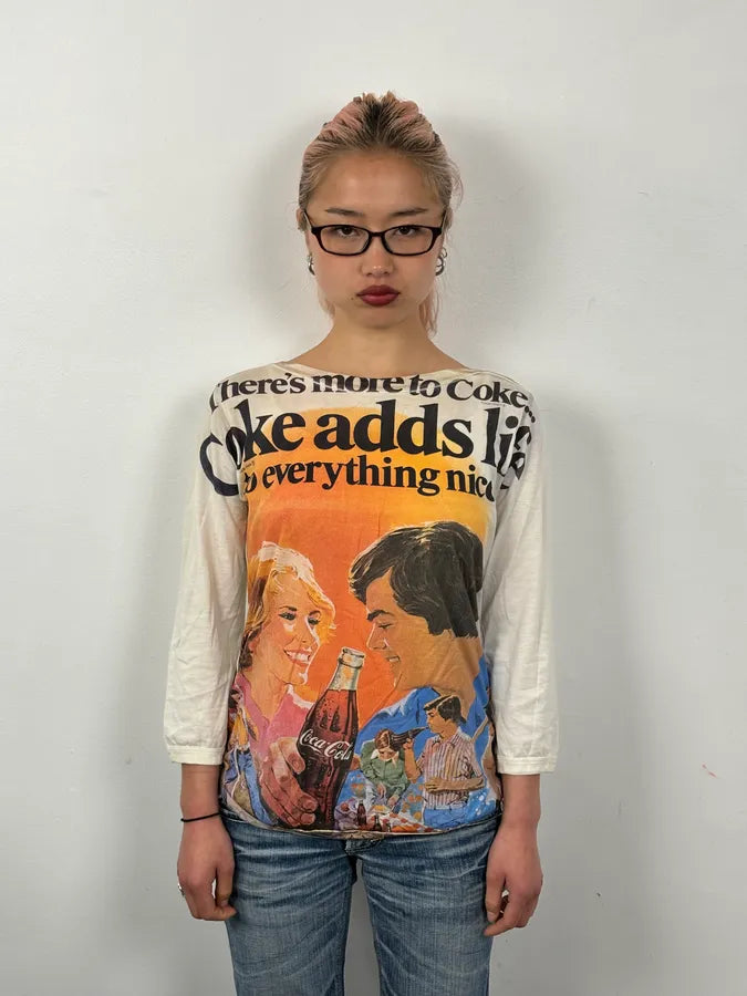 2000s Dolce & Gabbana Cream Coke Duo Longsleeve hBpwYYM 1