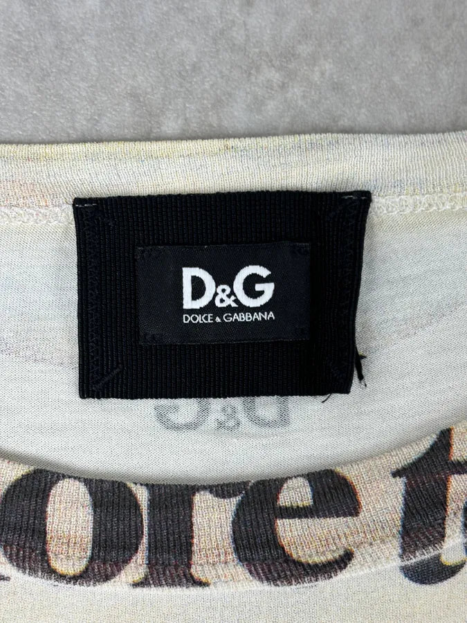 2000s Dolce & Gabbana Cream Coke Duo Longsleeve hBpwYYM 7