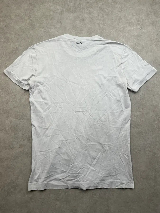 2000s Dolce & Gabbana Latin Lover White Human T-Shirt GrDyGeK 2