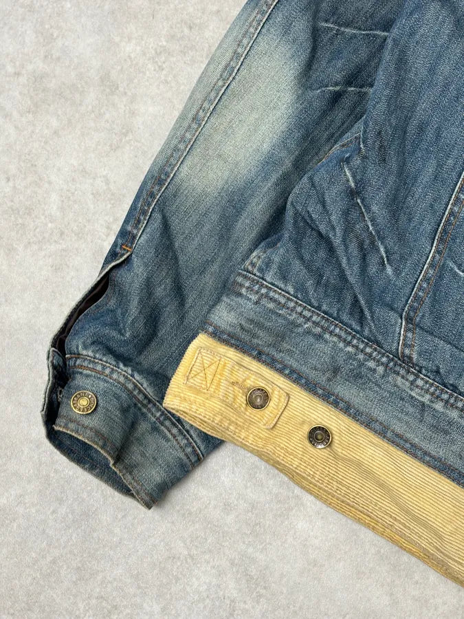 AW2005 Dolce & Gabbana Layered Blue Denim Jacket  ZRiCSXX 9