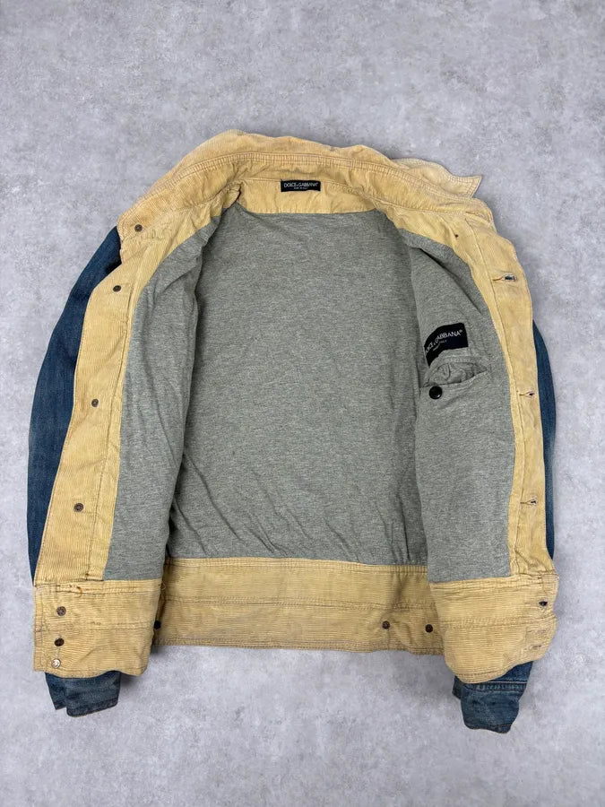 AW2005 Dolce & Gabbana Layered Blue Denim Jacket  ZRiCSXX 6