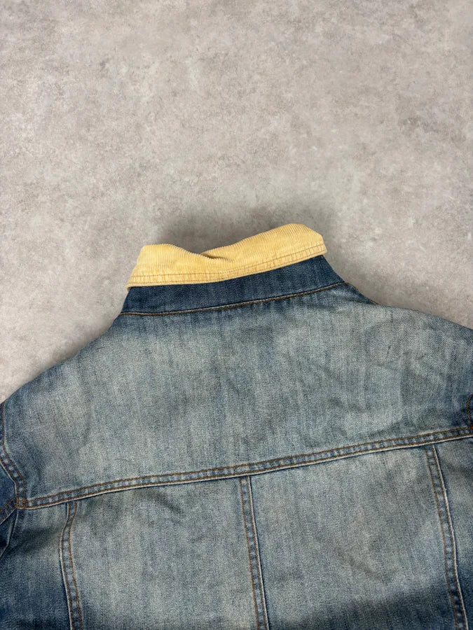 AW2005 Dolce & Gabbana Layered Blue Denim Jacket  ZRiCSXX 5