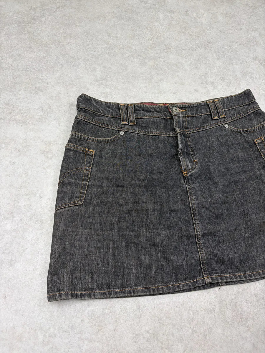 AW2003 Dolce & Gabbana Dark Denim Cargo Skirt zoKwOZF 5