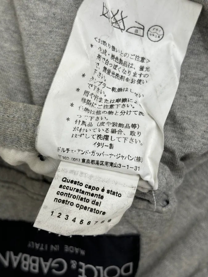 AW2003 Dolce & Gabbana Layered Leather & Faded Denim Jacket VkDbQHy 14