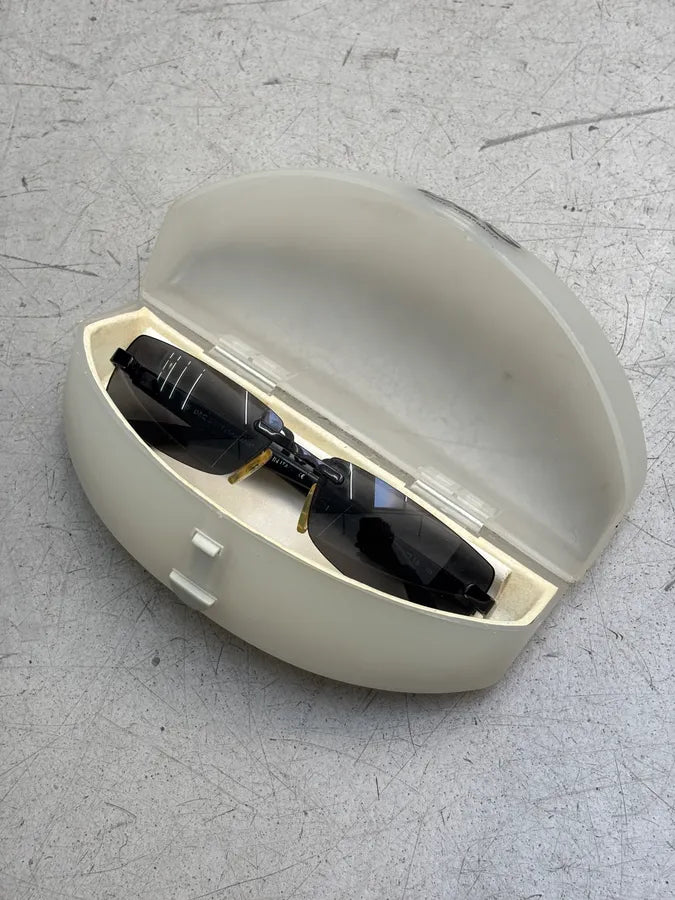 2000s Dolce & Gabbana 2045 Vintage Rimless Black Sunglasses saZTJvK 3
