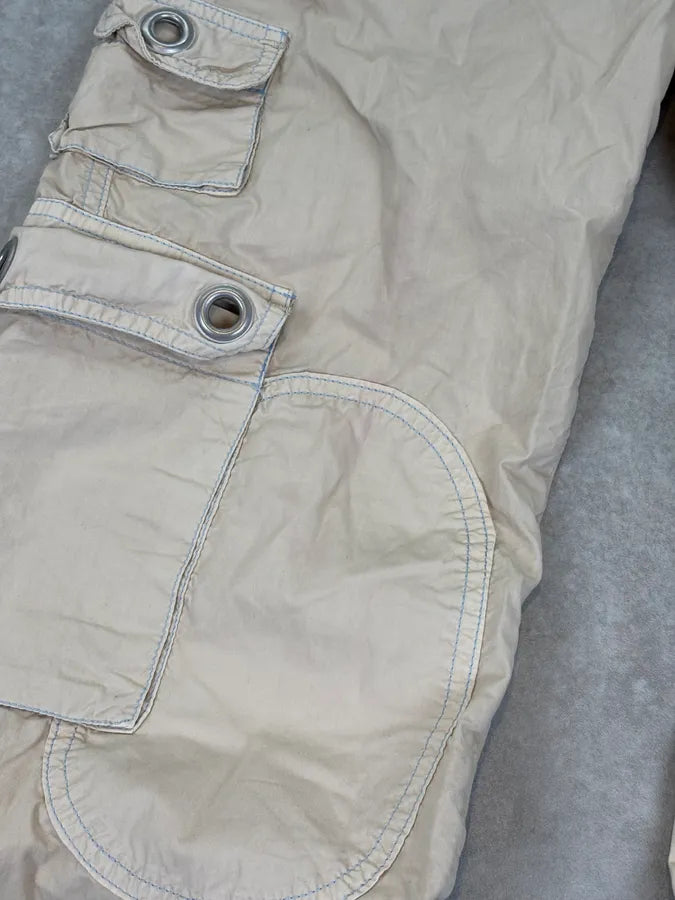 2000s Dolce & Gabbana Beige Utility Cargo Pants kvPPZxN 8