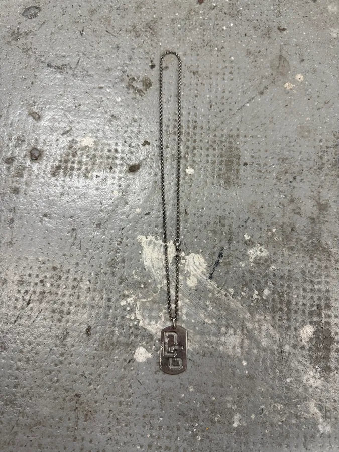 Dolce & Gabbana DG Dog Tag 925 Silver Necklace (OS) GJXNDvc 2