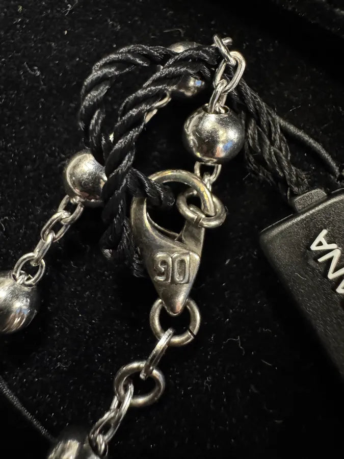 Dolce & Gabbana DG Dog Tag Sliver Necklace Ball Chain (OS) SGFeXLt 5