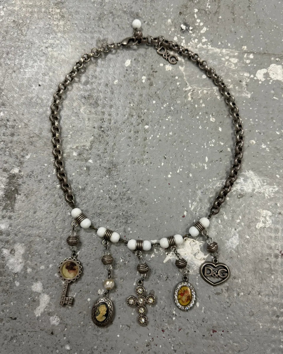 Dolce & Gabbana Edgy Renaissance Necklace (OS) 0