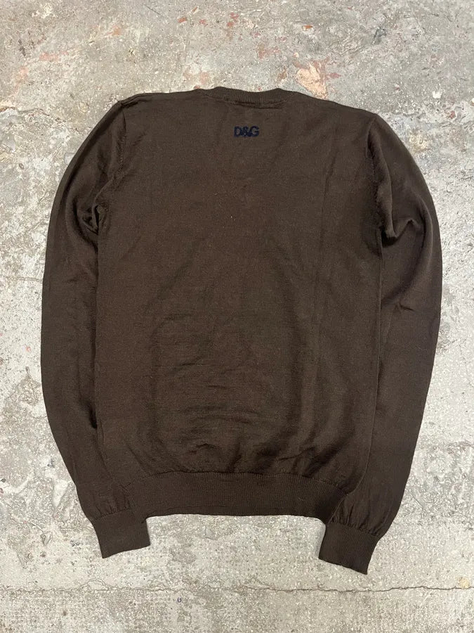 Dolce & Gabbana Floral Ornament Sweater (M) yBUgTVa 2