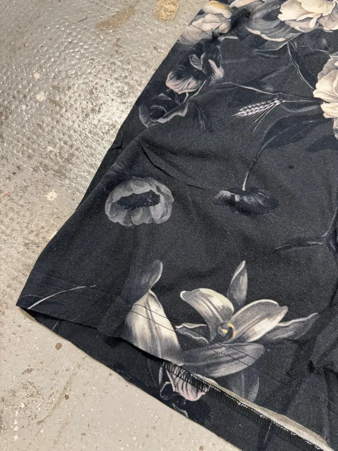 2010s Dolce & Gabbana Flowers Print Grey T-Shirt zcgCYxT 5