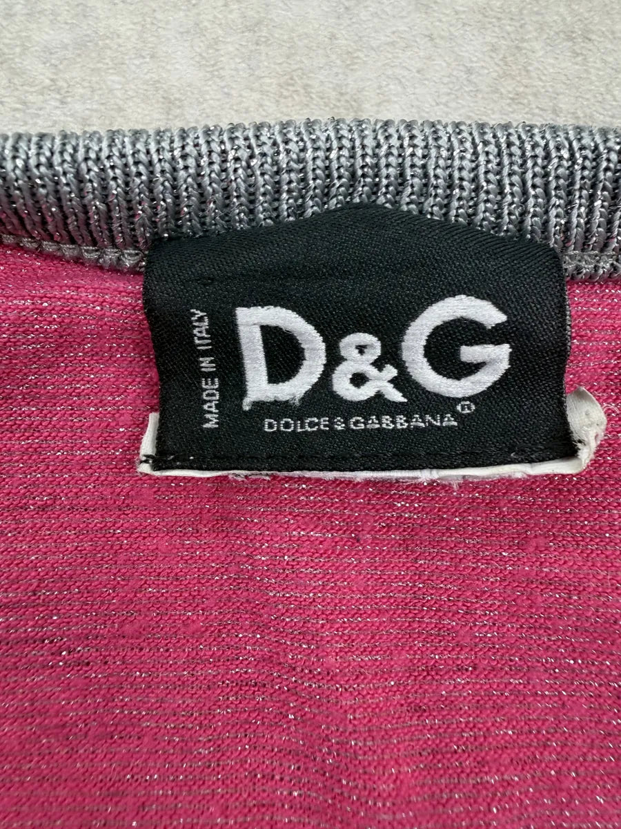 2000s Dolce & Gabbana Fuchsia Terry Floral Tank Top BUlQfBZ 5