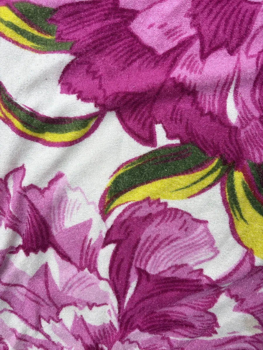 2000s Dolce & Gabbana Fuchsia Terry Floral Tank Top BUlQfBZ 6