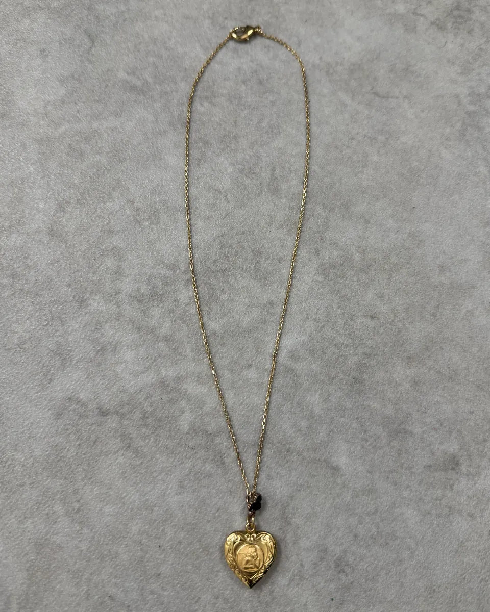 Dolce & Gabbana Gold Metal Heart Locket Necklace iEsvxip 2