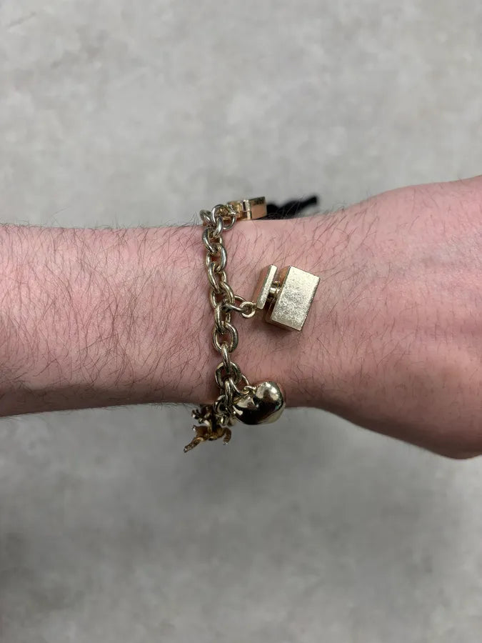 Dolce & Gabbana Gold Plated Charms Bracelet ZunmIVp 3