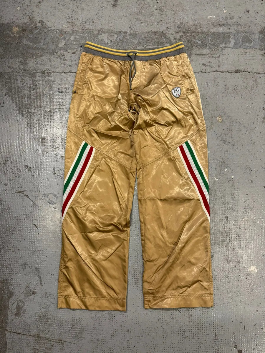 2000s Dolce & Gabbana Gold Sport Joggers Pants rKiedMd 0